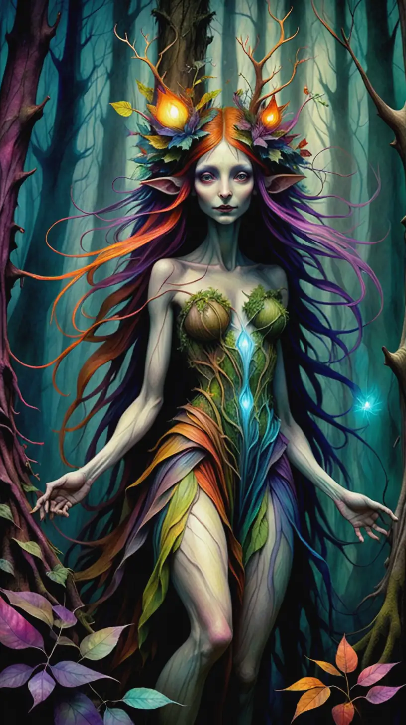 Vibrant Brian Froud Inspired Art Design for Foresta Lumina