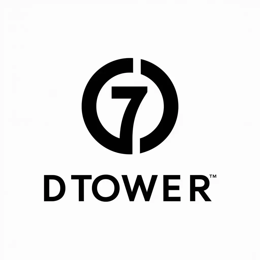 LOGO-Design-For-D-Tower-Modern-and-Minimalist-Letter-D-with-Tower-Icon-Clear-Background