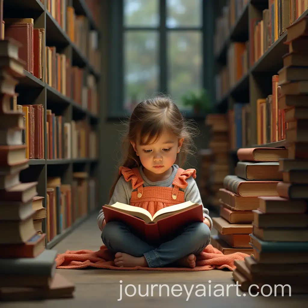 Little-Girl-Reading-a-Book-SurroundedAI-Image-Prompt-Expansion-by-Giant-Books