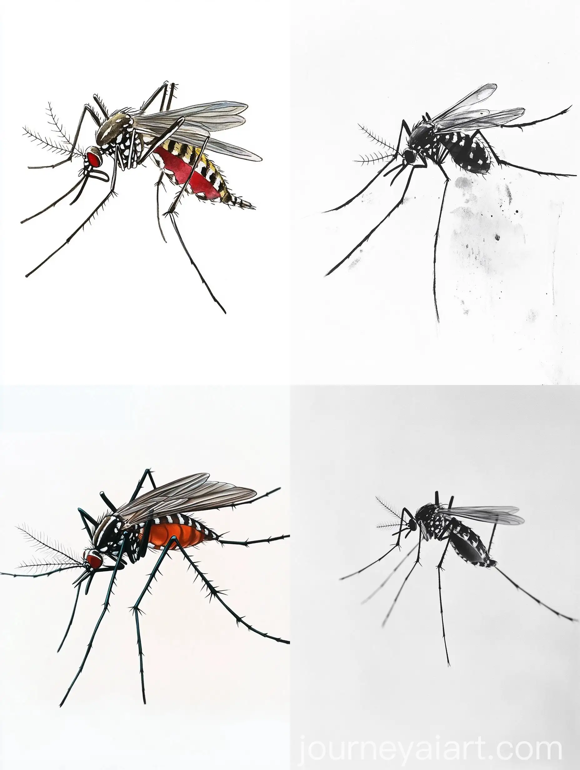 Aedes-aegypti-Mosquito-Flying-in-Natural-Habitat