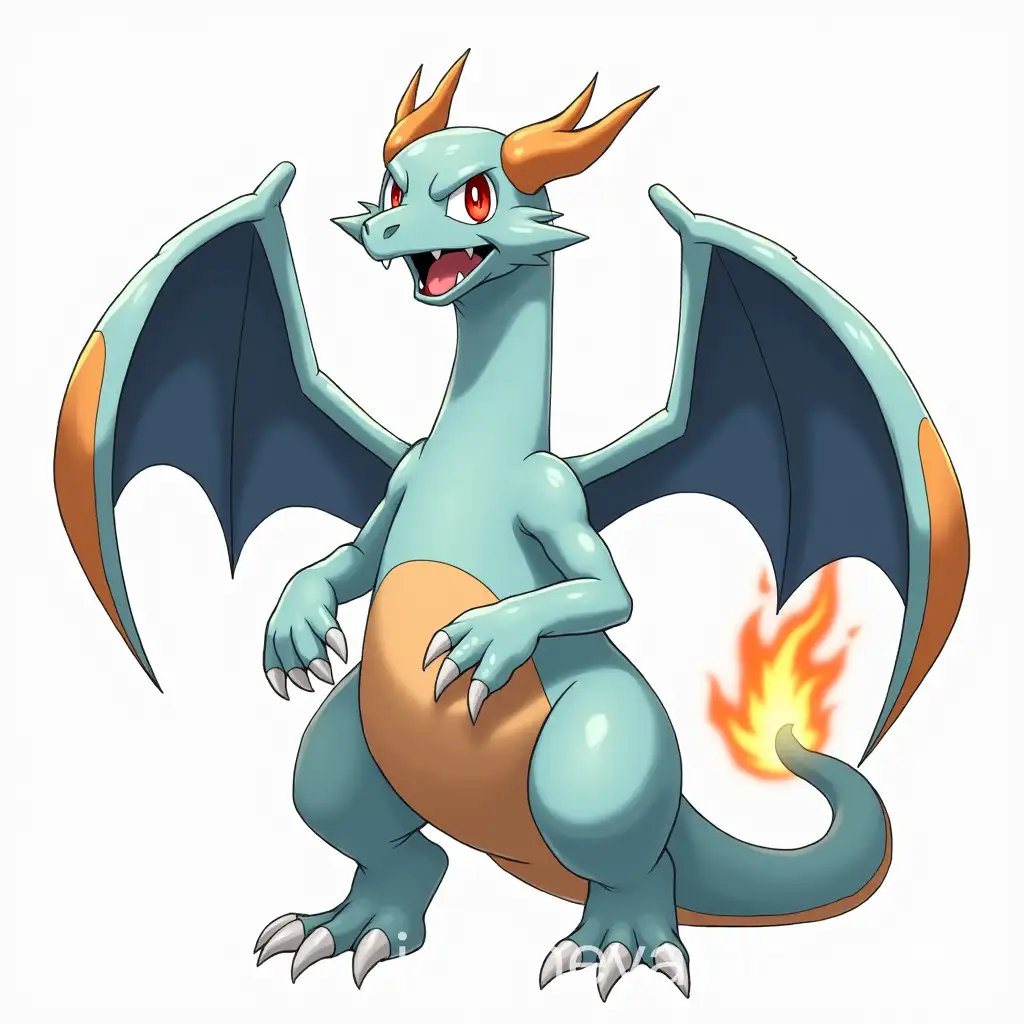 Dracaufeu-Majestic-Dragon-Pokmon-with-Fiery-Tail-and-Wings
