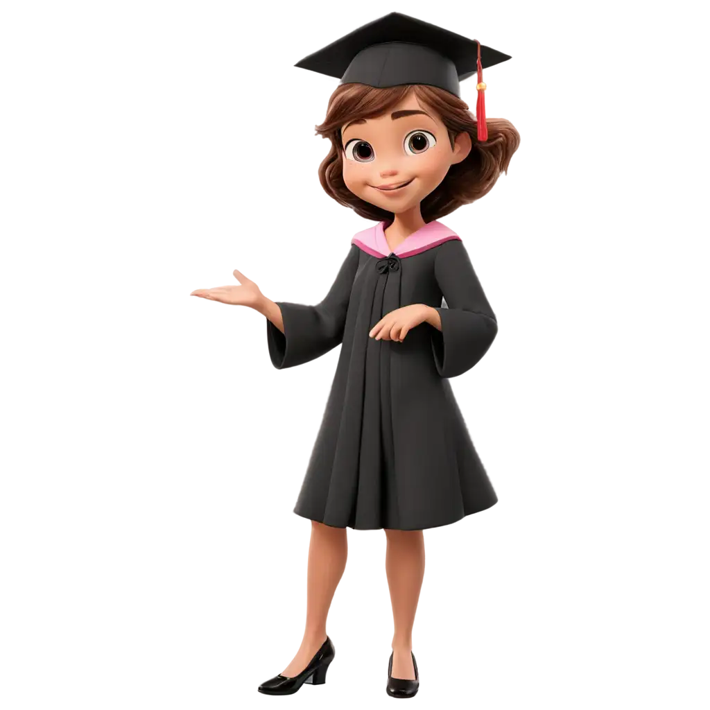Graduation-Disney-Girl-CharacterPNG-Image-Usage-Guide-PNG-Perfect-for-Celebrating-Achievements-with-a-Magical-Touch