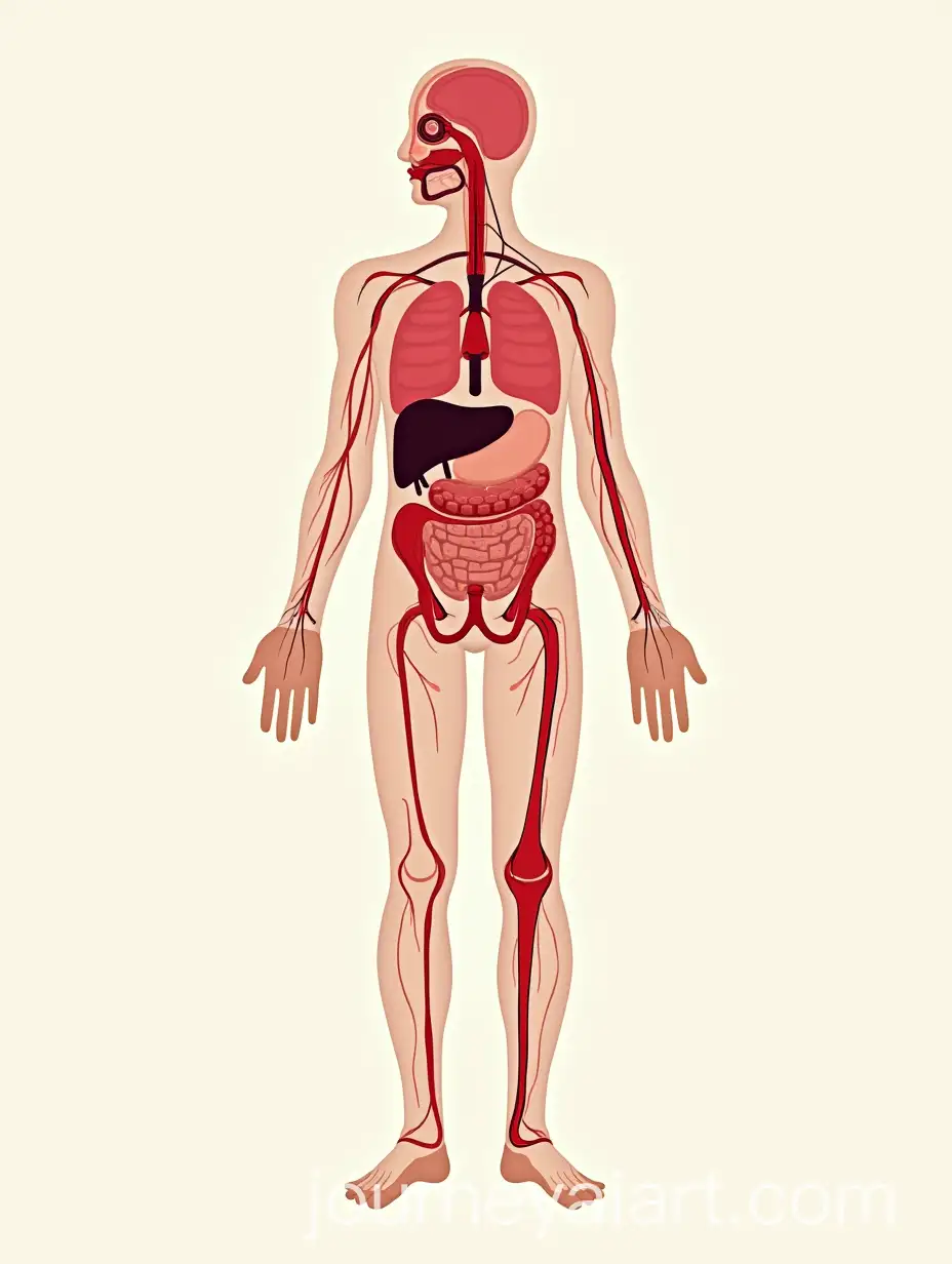 Human-Organ-System-Poster-Circulatory-Nervous-and-Respiratory-Functions