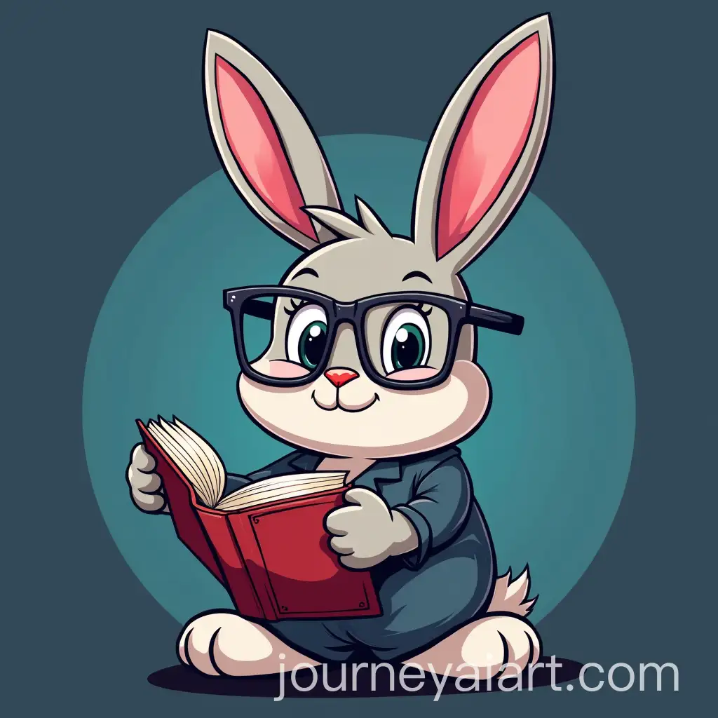 Playboy-Bunny-Logo-with-Reading-Glasses-and-Quantum-Physics-Book
