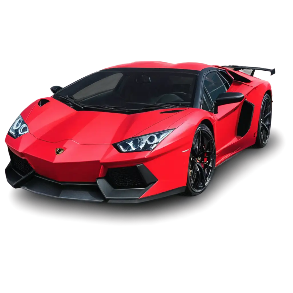 a red Lamborghini