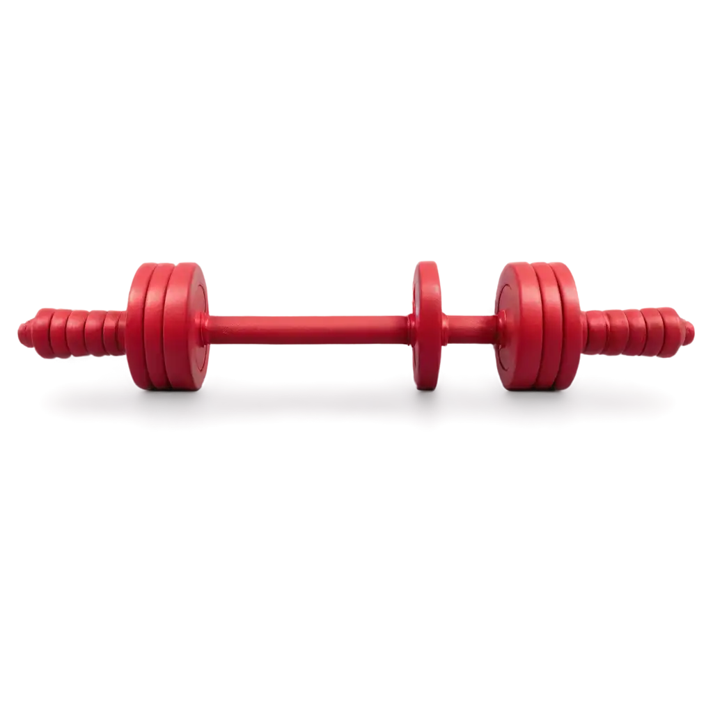 Red-Dumbbell-PNG-Enhance-Your-Fitness-Content-with-HighQuality-Visuals