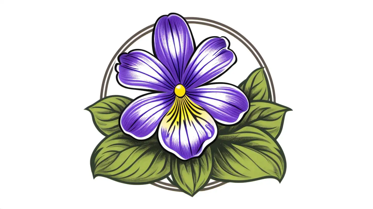 Midville Caravan Park Logo Featuring Common DogViolet