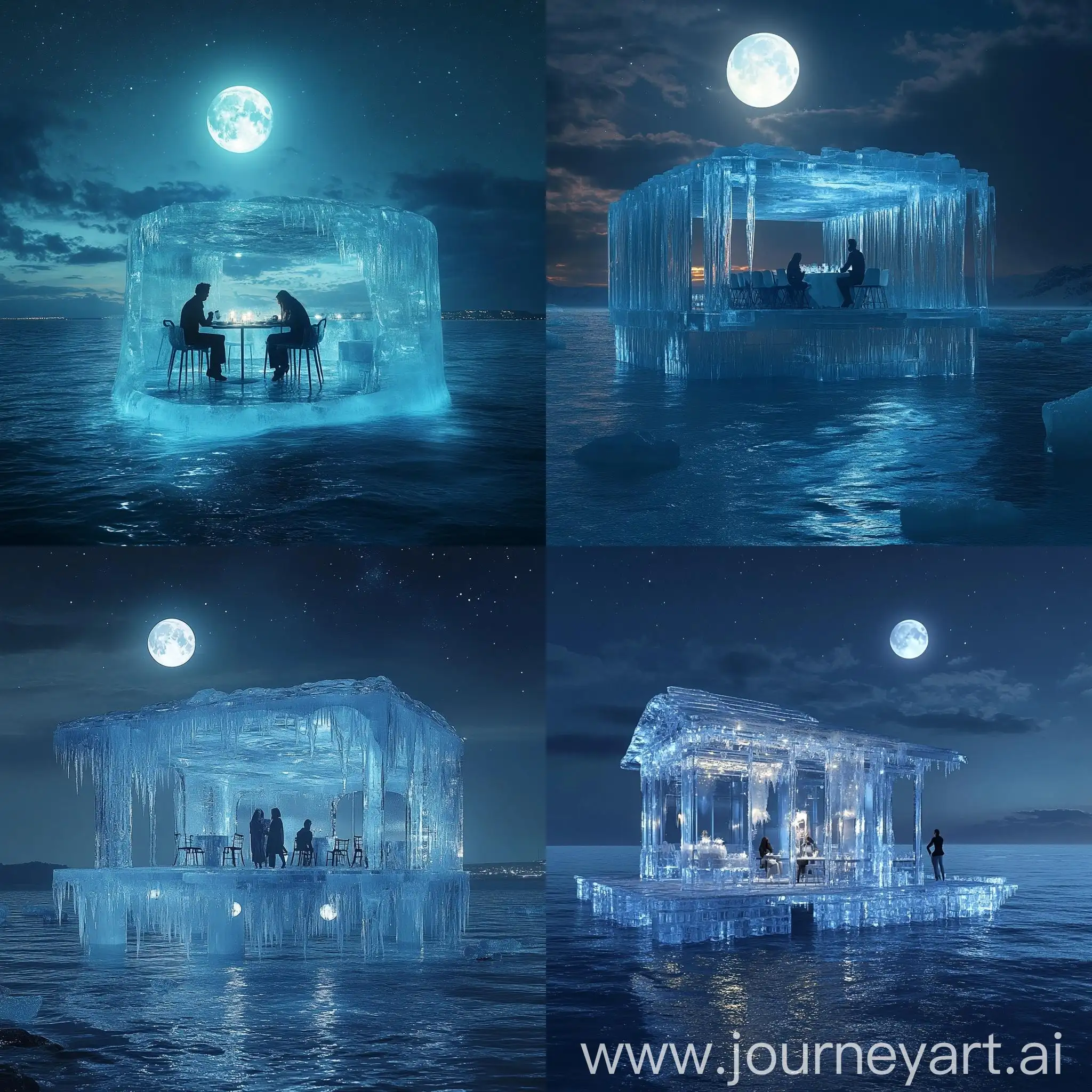 Romantic-Ice-Labyrinth-Restaurant-Date-Night