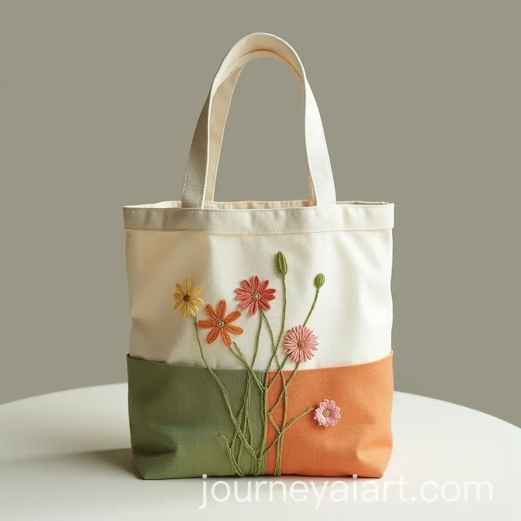 AI-Art-Prompt-ExpansionLinen-Bag-with-Pastel-Floral-Embroidery-on-Neutral-Tabletop