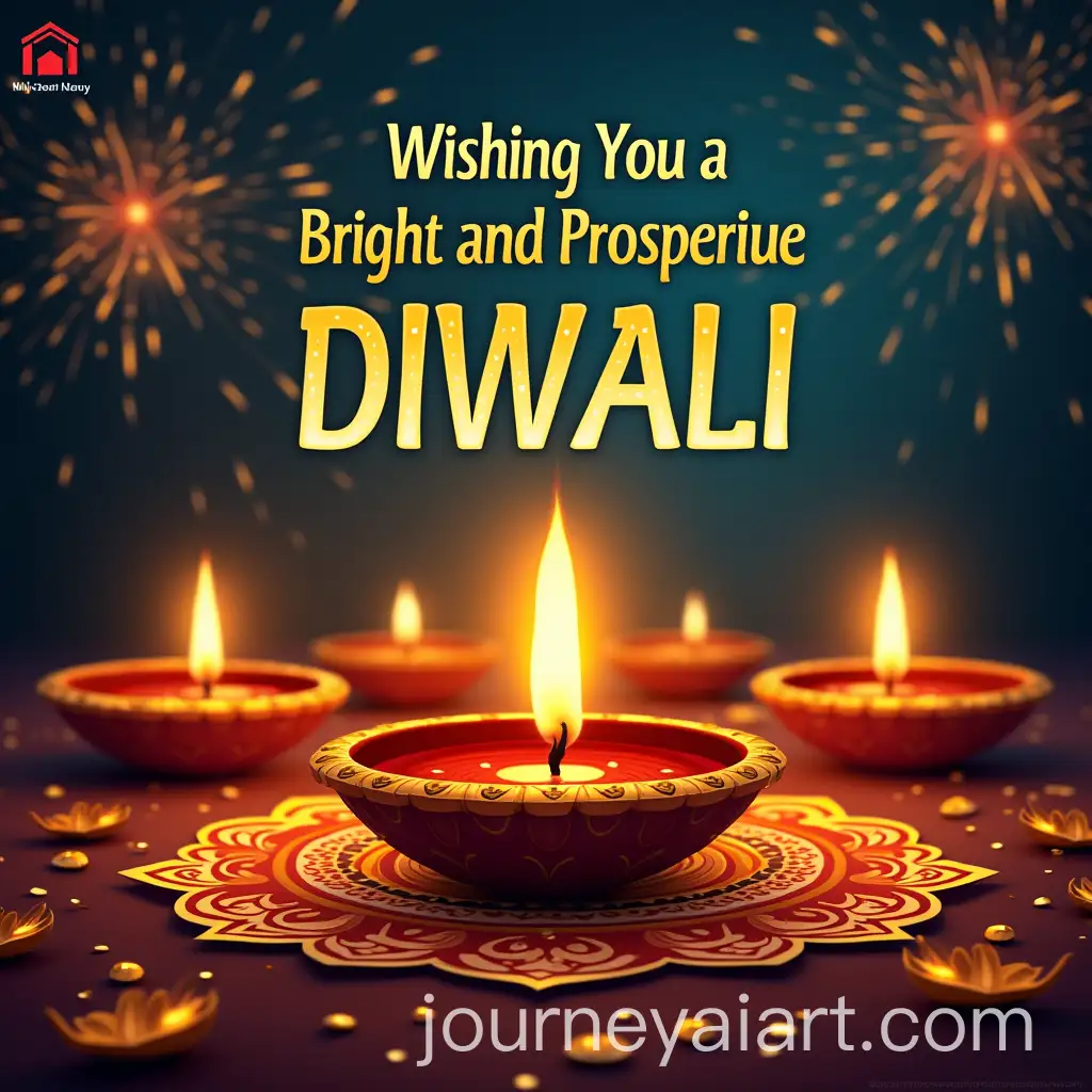 Vibrant-Diwali-Celebration-with-Diyas-Rangoli-and-Fireworks