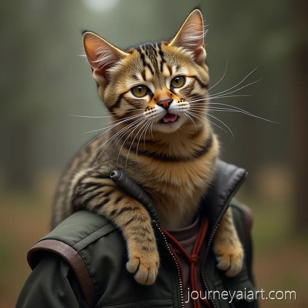 SingingSinging-chat-on-shoulder-Cat-Perched-on-Shoulder-with-Playful-Expression
