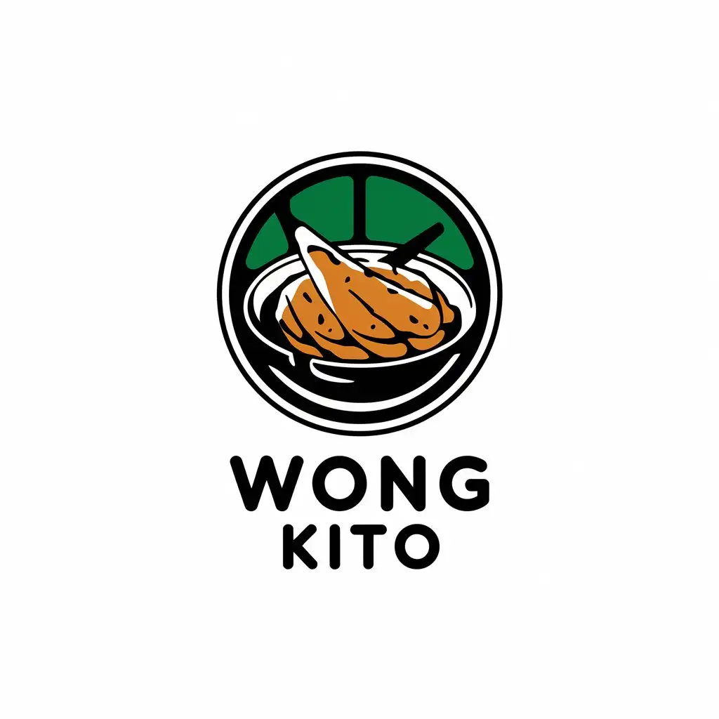 LOGO-Design-for-Wong-Kito-Pempek-Icon-with-Vibrant-Colors-Reflecting-Restaurant-Industry