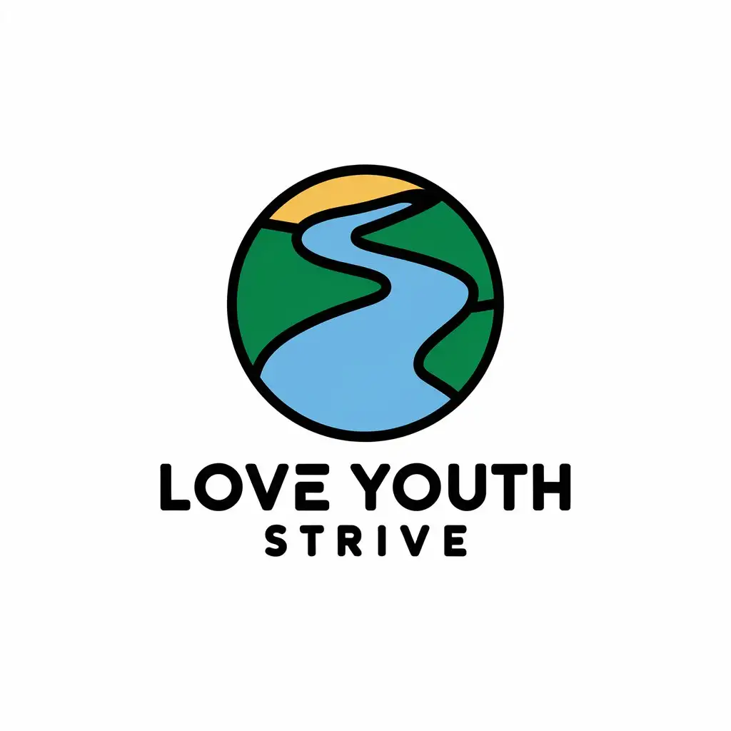 LOGO-Design-for-Love-Youth-Strive-River-Flow-Symbol-with-Cool-Tones-and-Clear-Background