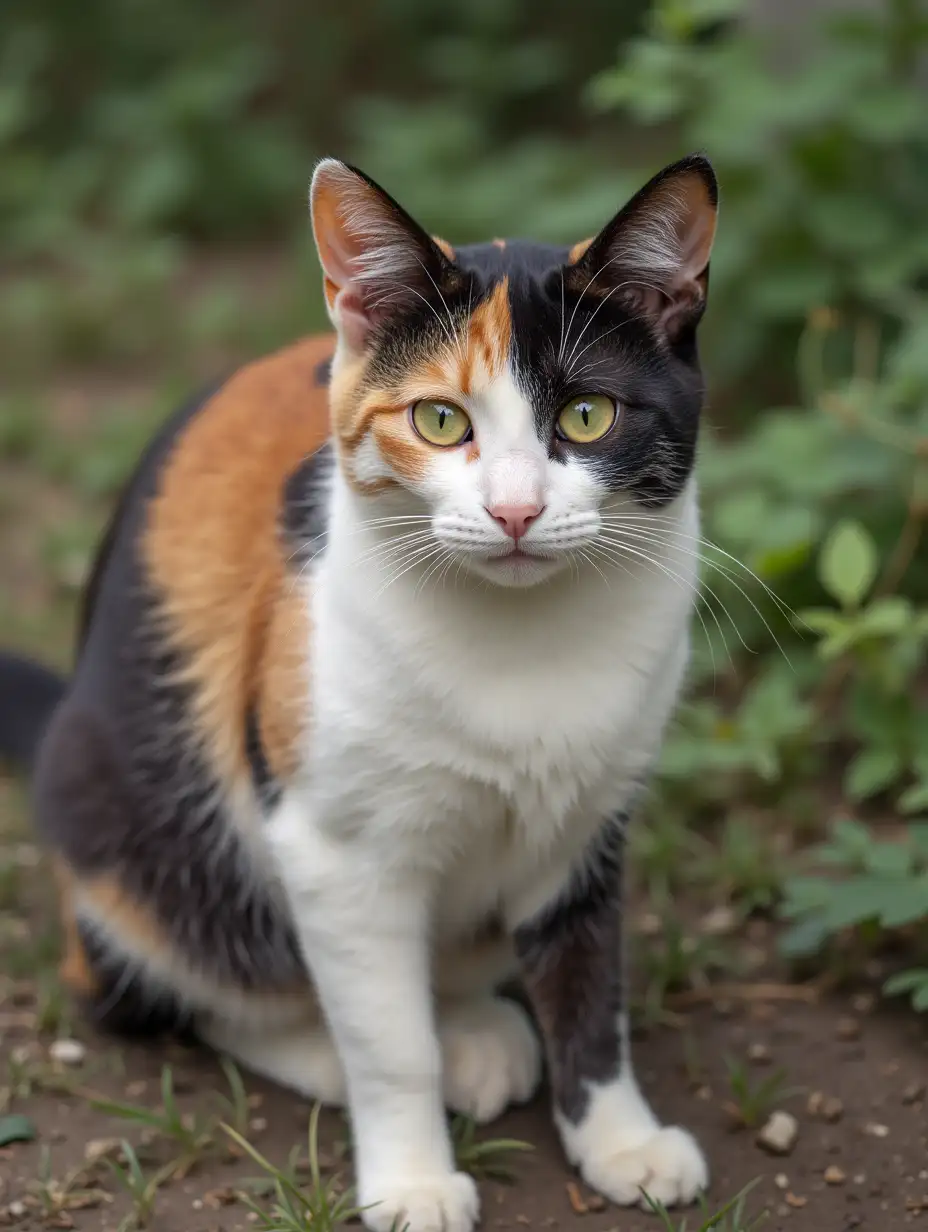 ThreeColored-Cat-in-a-Cozy-Indoor-Setting