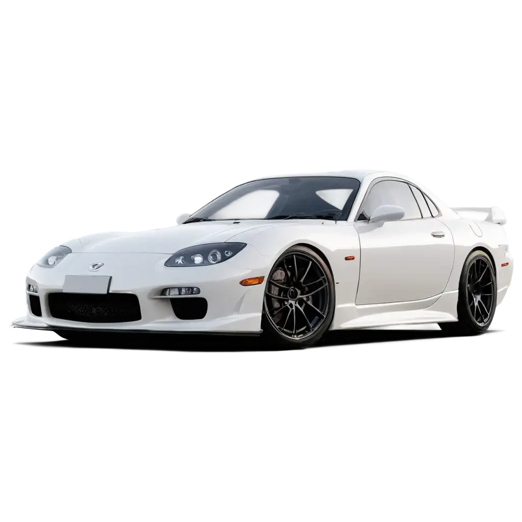 HighQuality-Mazda-RX7-FD3S-White-PNG-for-Creative-Projects