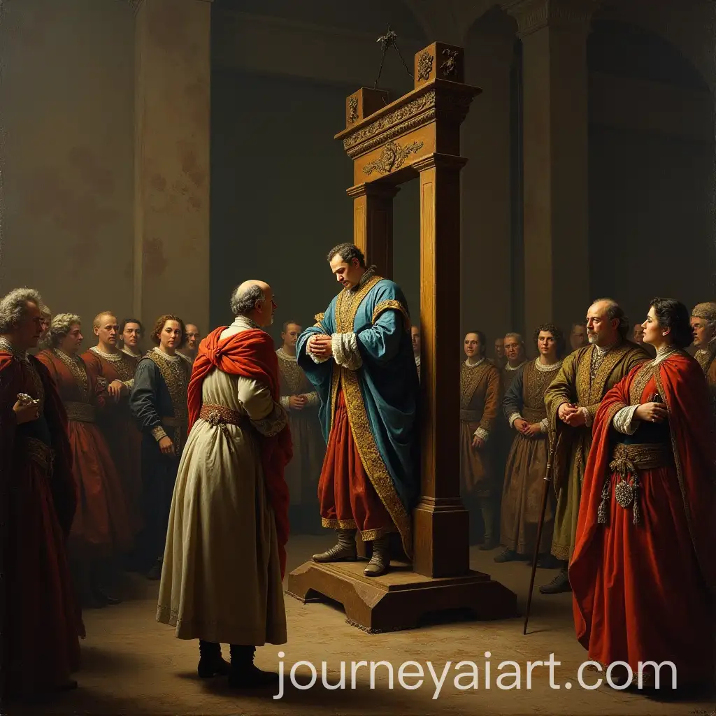 Execution-of-Louis-XVI-by-Guillotine-in-Revolutionary-France