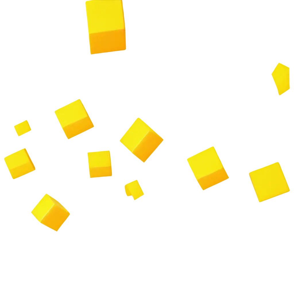 Yellow-Cubes-PNG-Image-for-Versatile-Graphic-Design-and-Visual-Projects