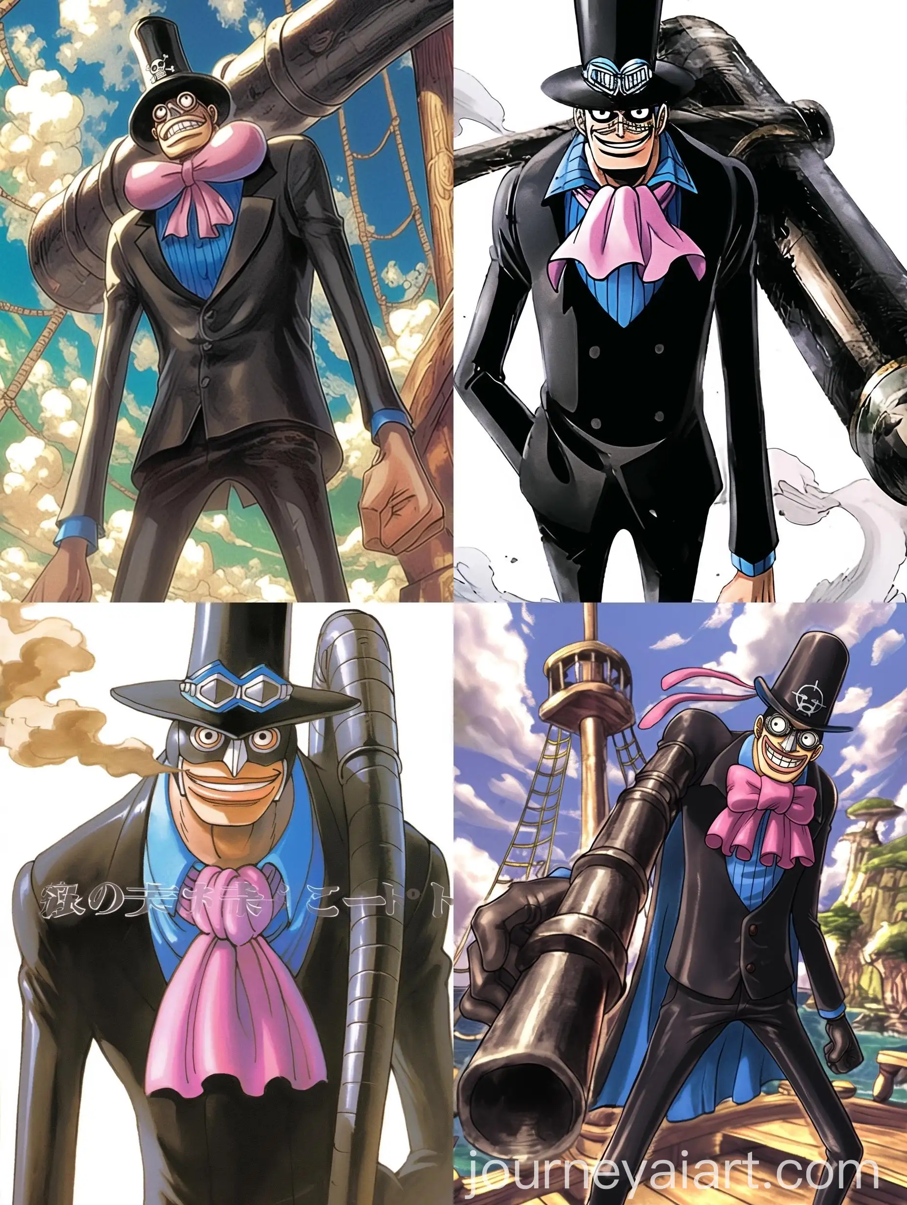 Watercolor-Pirate-Character-from-One-Piece-Manga-Style-Art