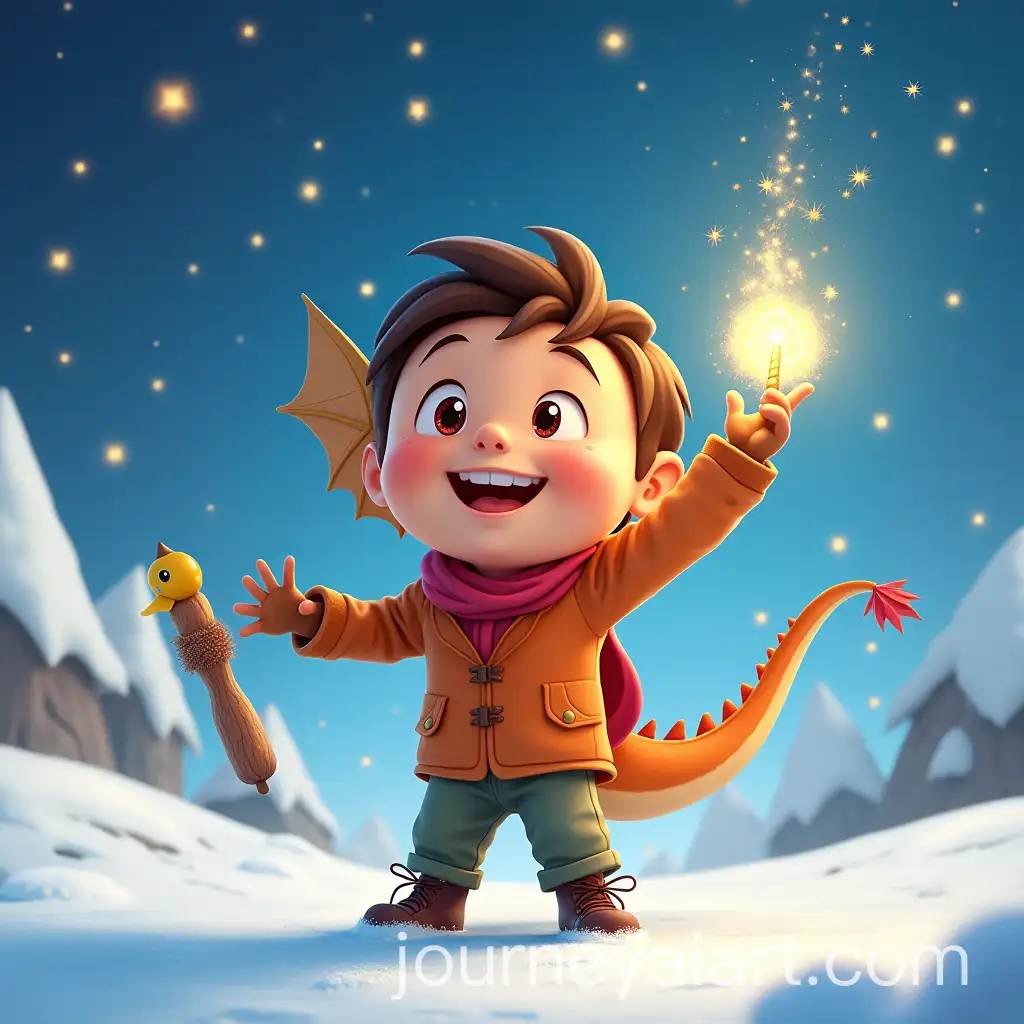 Childrens-Magical-Adventure-with-Dragons-and-Space-Journey