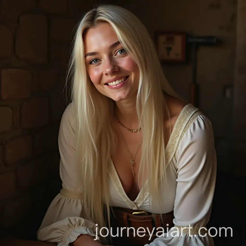 Medieval-Tavern-Wench-with-Platinum-Blonde-Hair-and-Lovely-Smile