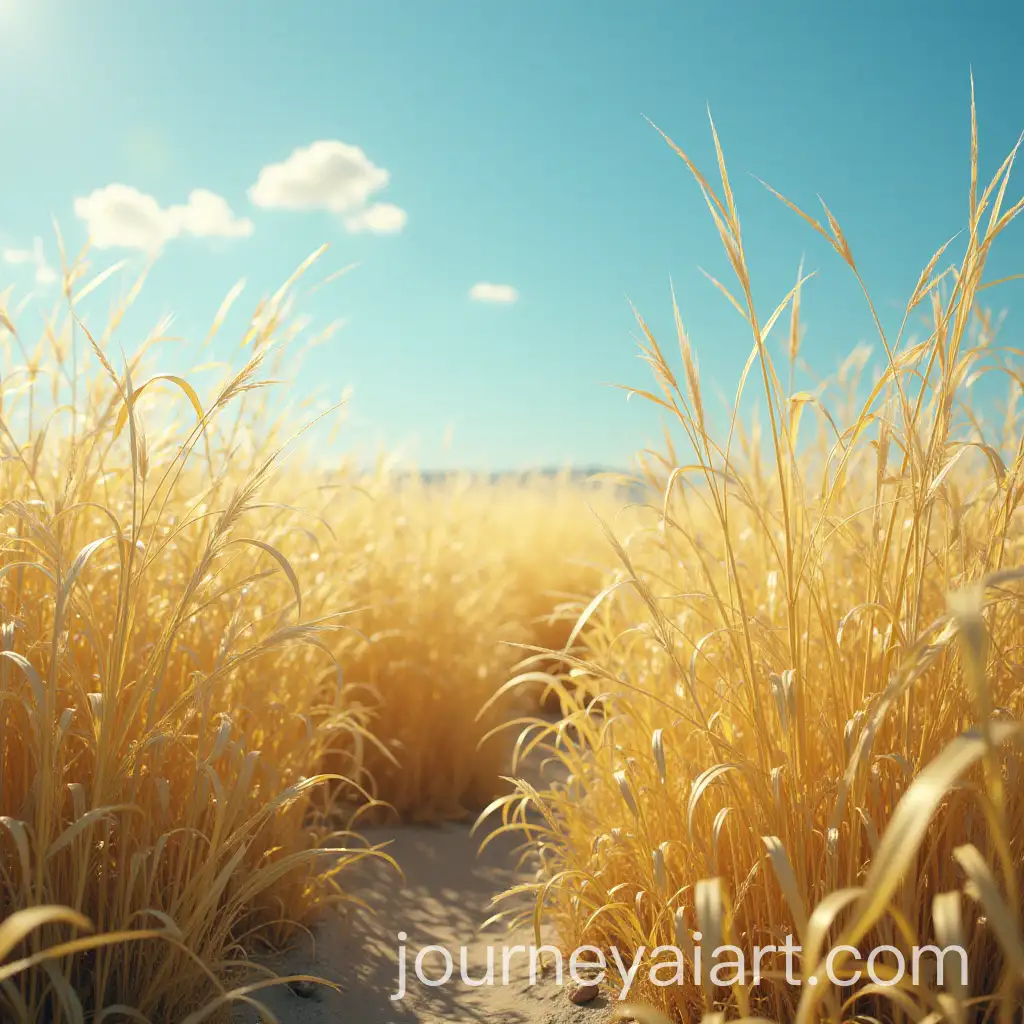 Sunny-Day-with-Bright-Blue-Sky-and-Lush-Green-Fields