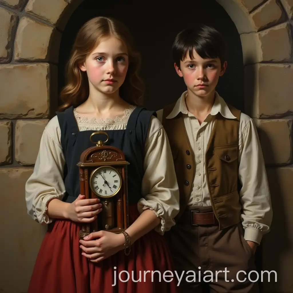 AI-Art-Prompt-ExpansionDramatic-Oil-Painting-of-Two-Peasants-with-Antique-Dynamite-Timer