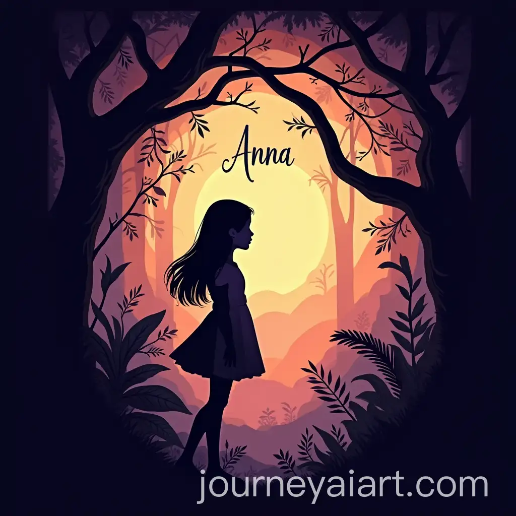 Fantasy-Book-Cover-Design-with-Silhouette-of-a-Young-Girl-in-a-MysteriousAI-Art-Prompt-Expansion-Jungle