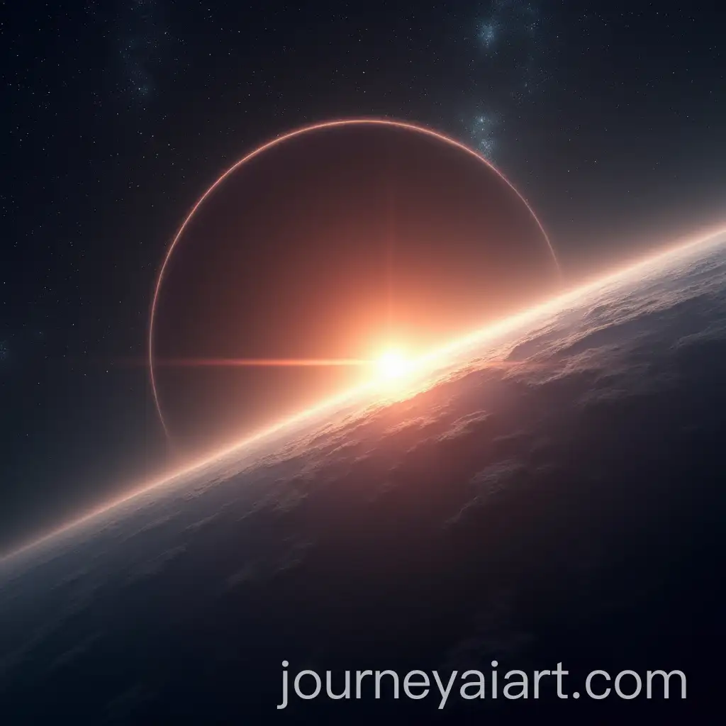 Sky-View-on-a-Planet-with-a-Magnetar-on-the-Horizon