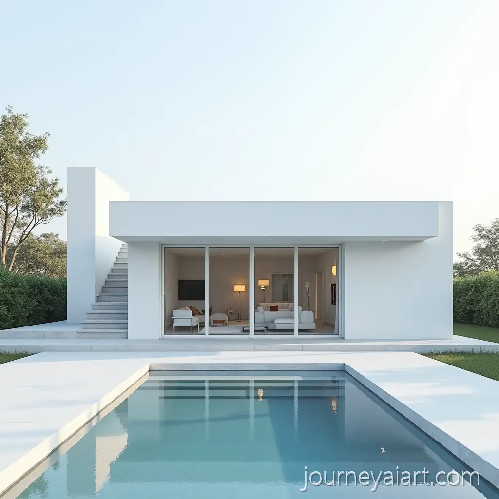 Modern-White-SingleStory-House-with-Flat-Roof-and-Poolfront-Terrace