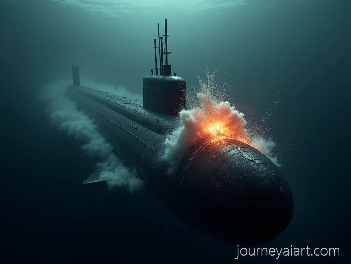Hyperrealistic-Nuclear-Submarine-Explosion-Underwater-with-Dramatic-Destruction