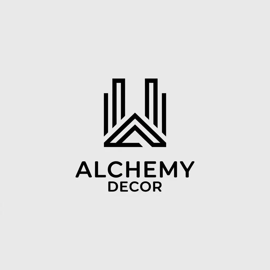 LOGO-Design-for-Alchemy-Decor-Minimalistic-Decorative-Panels-in-Construction-Industry