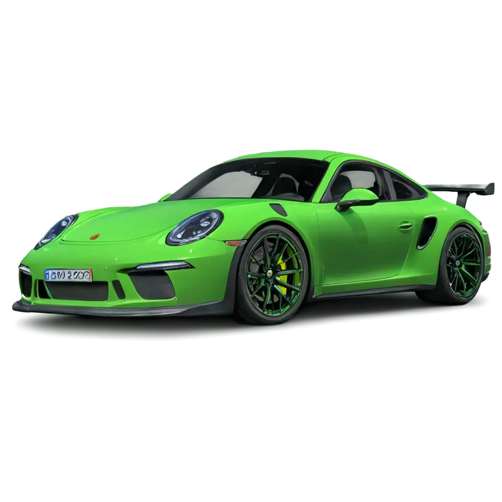 Porche 911 gt3 green