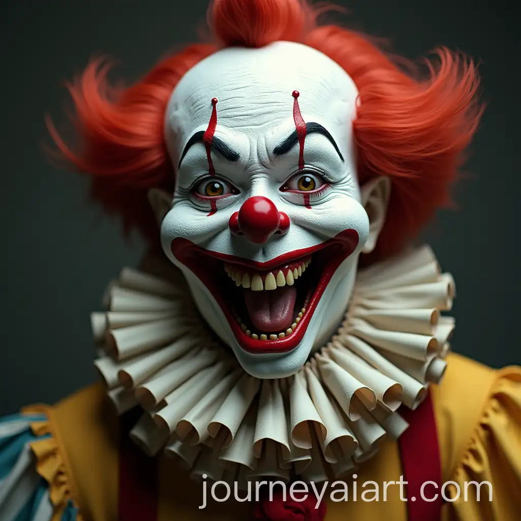 Surreal-Clown-with-Horrible-Smile-in-Artistic-Style