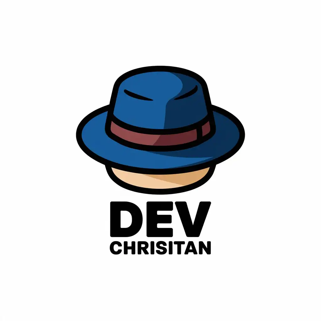 LOGO Design for Dev Chrisitan Roblox Developer Theme with Clear Background