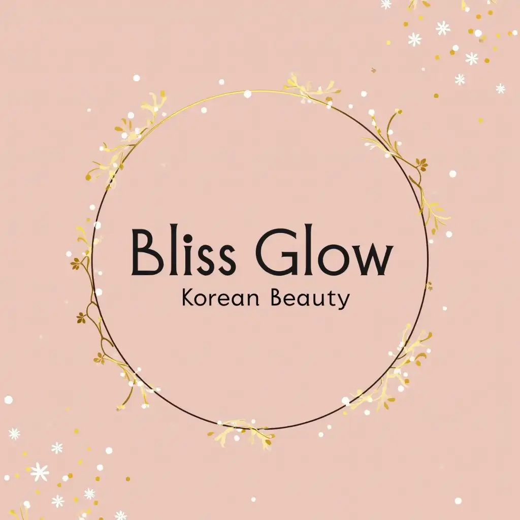 Make me a logo with the name Bliss Glow Korean Beauty