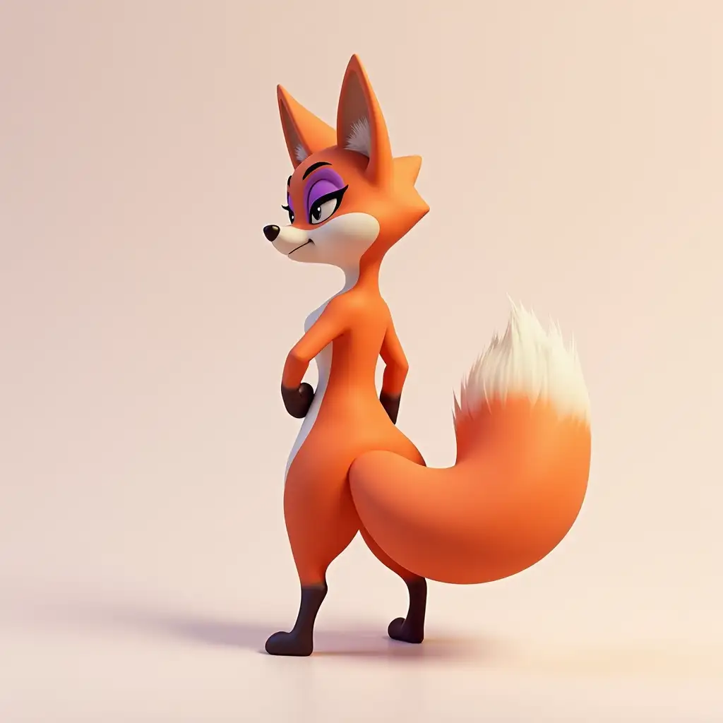 Young-Adult-Fox-Maid-with-Purple-Eyeshadow-in-3D-Cartoon-Style