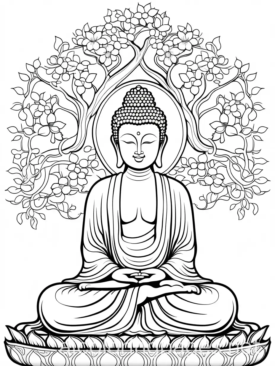 Simple-Buddha-Tree-Coloring-Page-for-Kids