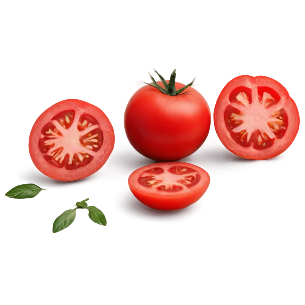 Fresh-Red-Tomatoes-PNG-Perfect-Image-of-Whole-and-Cut-Tomatoes-for-Digital-Use