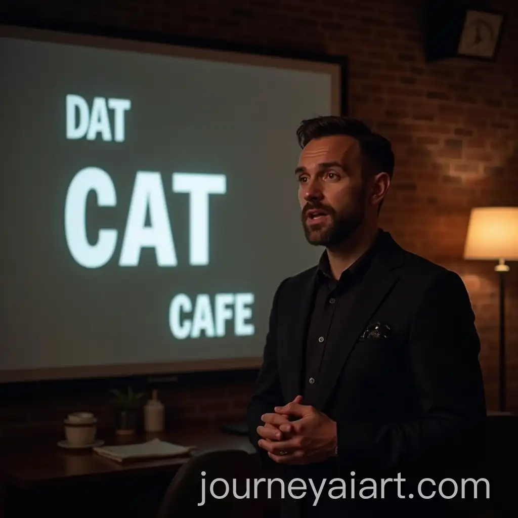 Man-Presenting-on-Dating-Across-Timelines-with-Love-Theme