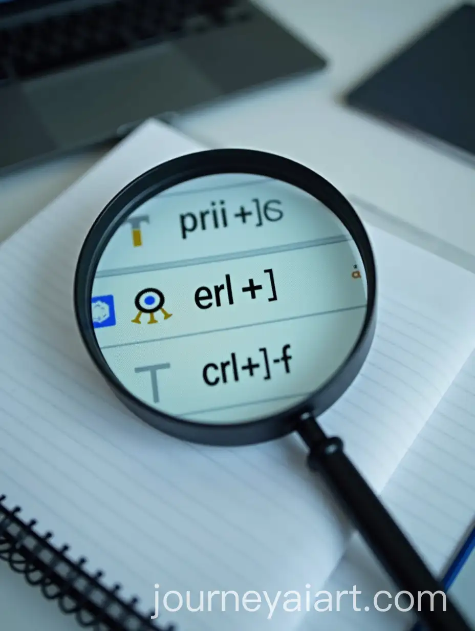 Closeup-of-CtrlF-Keyboard-Button-and-Magnifying-Lens-with-Search-Focus