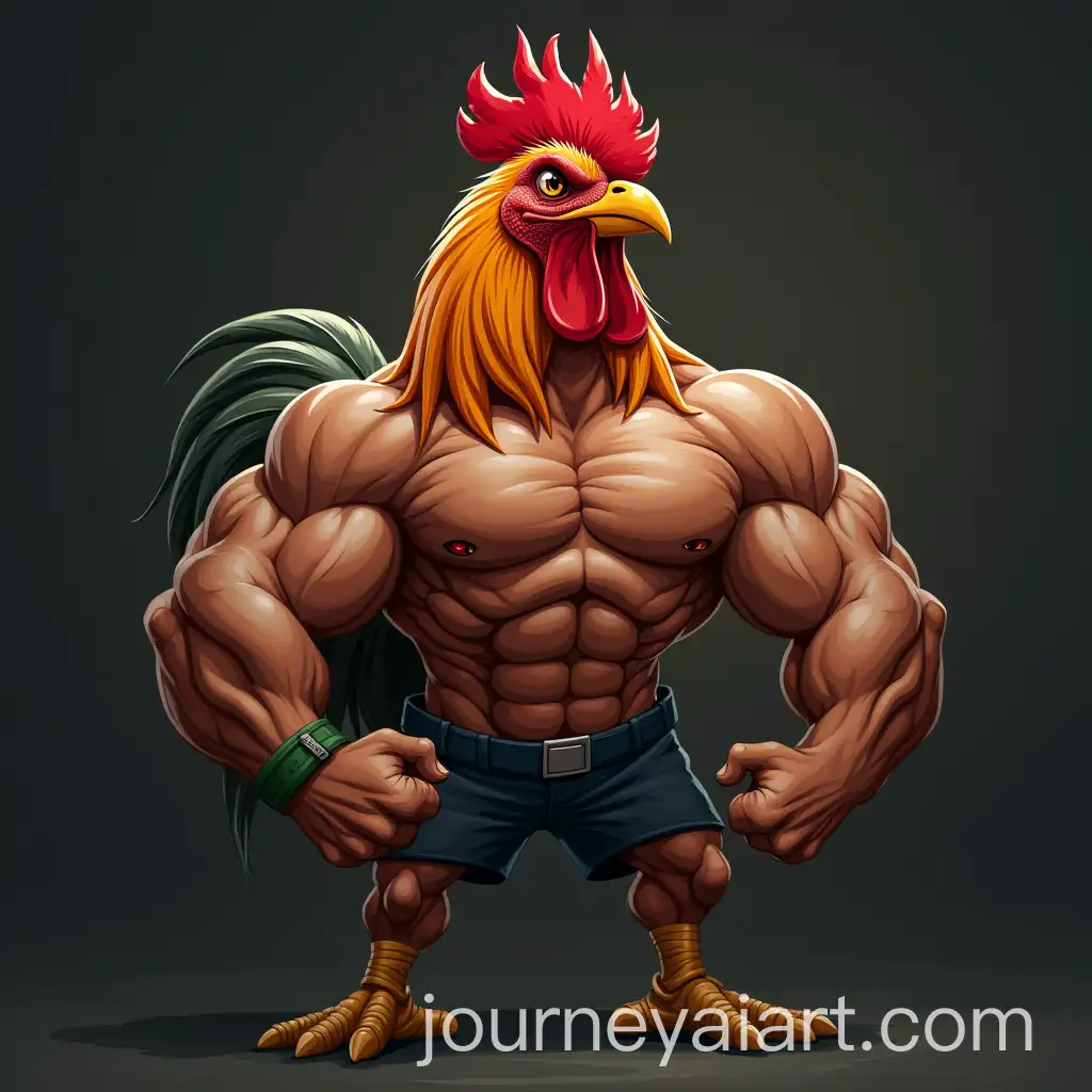 Bodybuilder-Rooster-in-a-Power-Pose