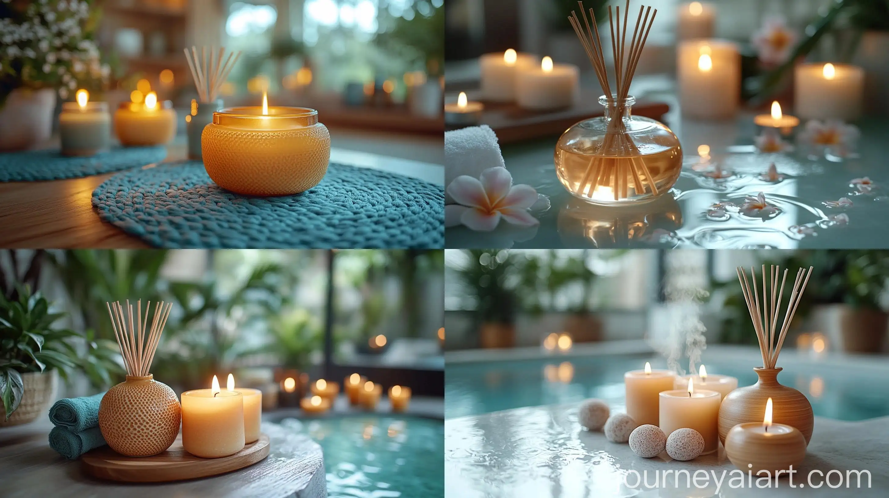 Elegant-Spa-Table-Setting-with-Candles-and-Reed-Diffuser