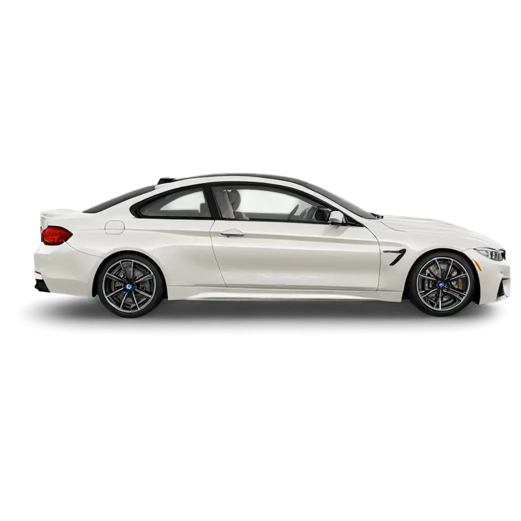 BMW-M4-White-Side-Pose-PNG-HighQuality-Transparent-Image-for-Creative-Use