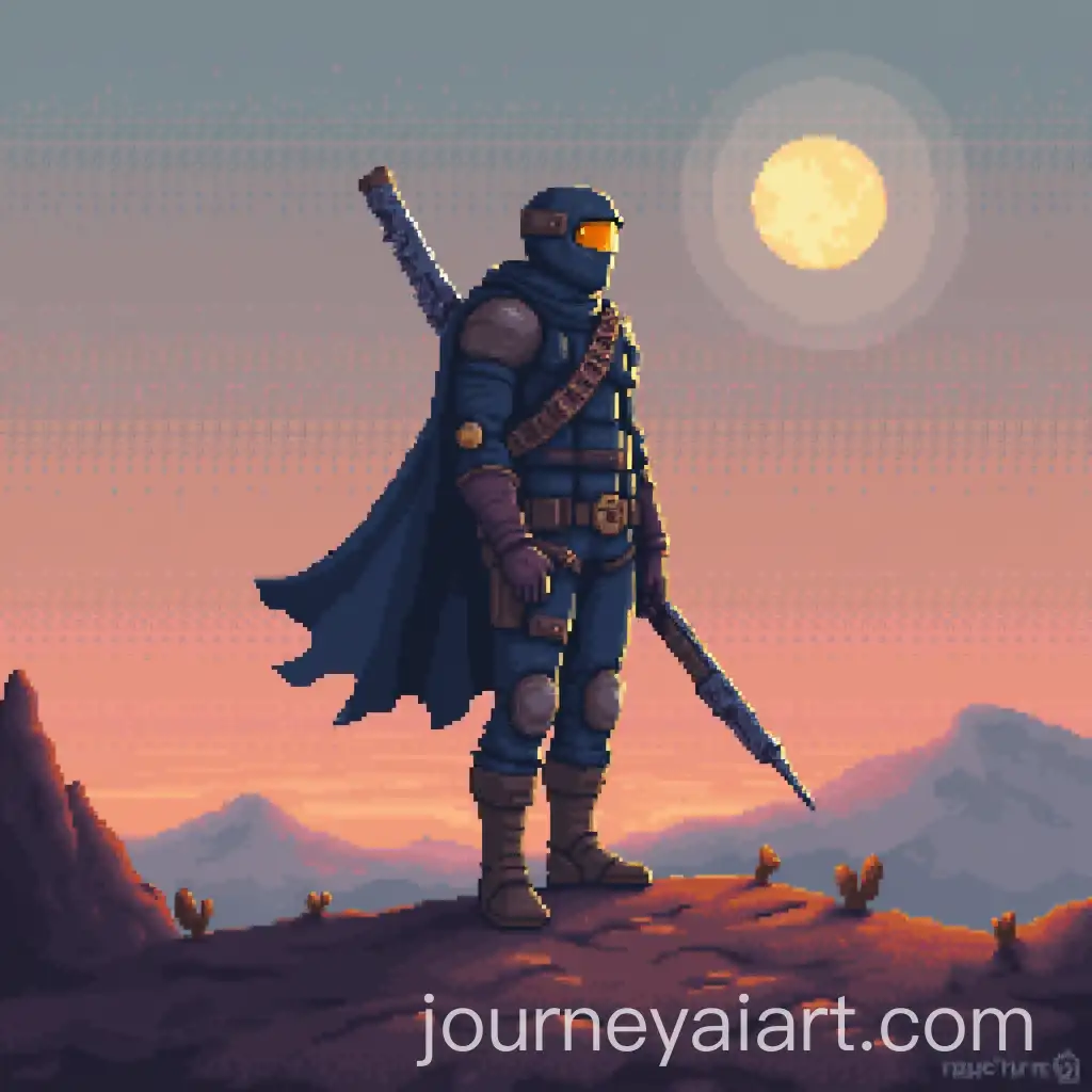 Pixel-Art-Nomad-in-Fantasy-Landscape