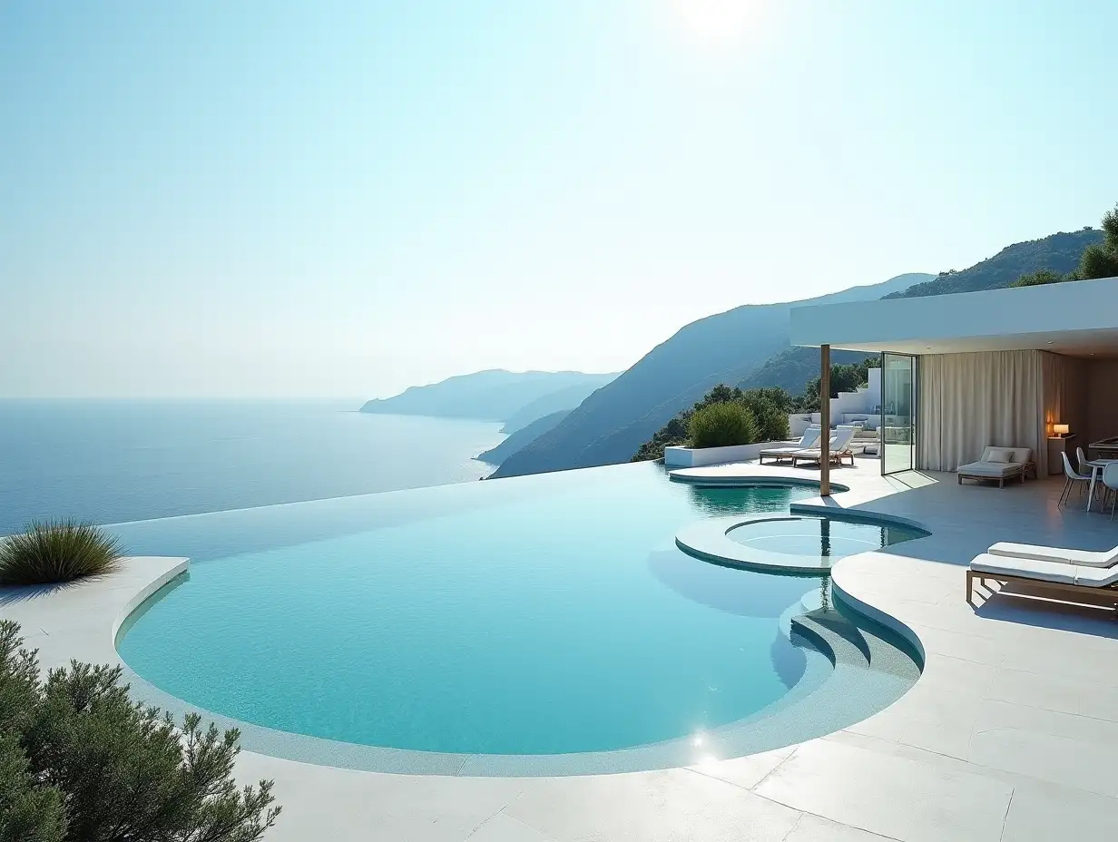 Modern-Villa-with-Circular-Pool-Overlooking-the-Ocean