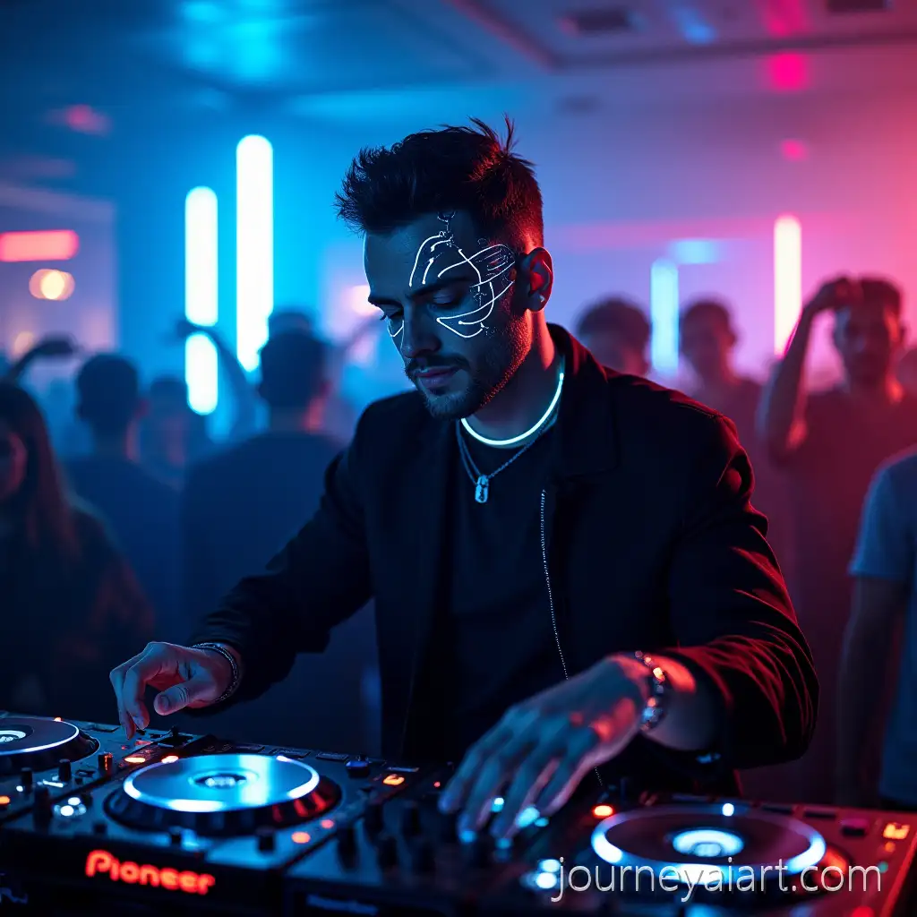Cybernetic-DJ-Performing-in-Underground-Club-with-Neon-Lights-and-EnergetDJ-with-cybernetic-featuresic-Crowd