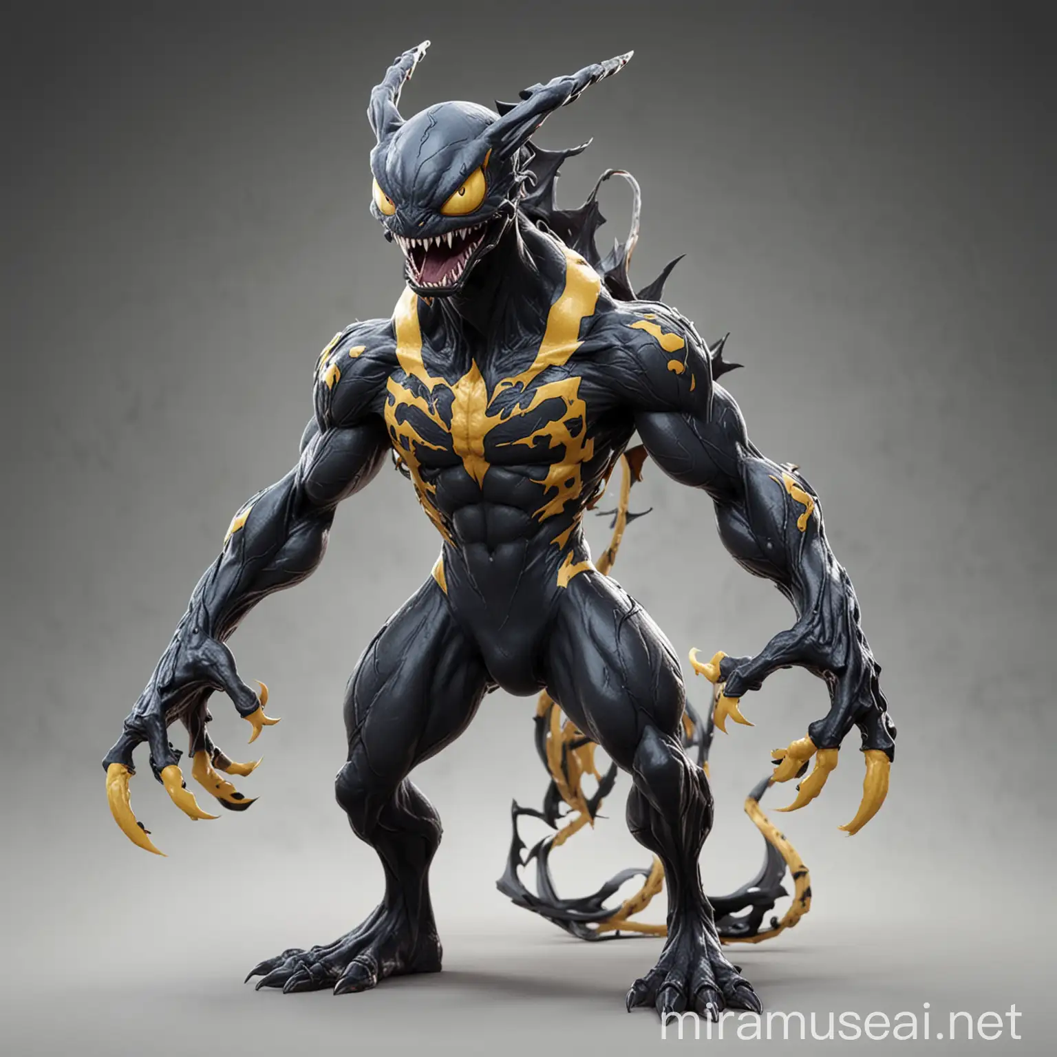 Hybrid Pokemon Venom Character Concept Art