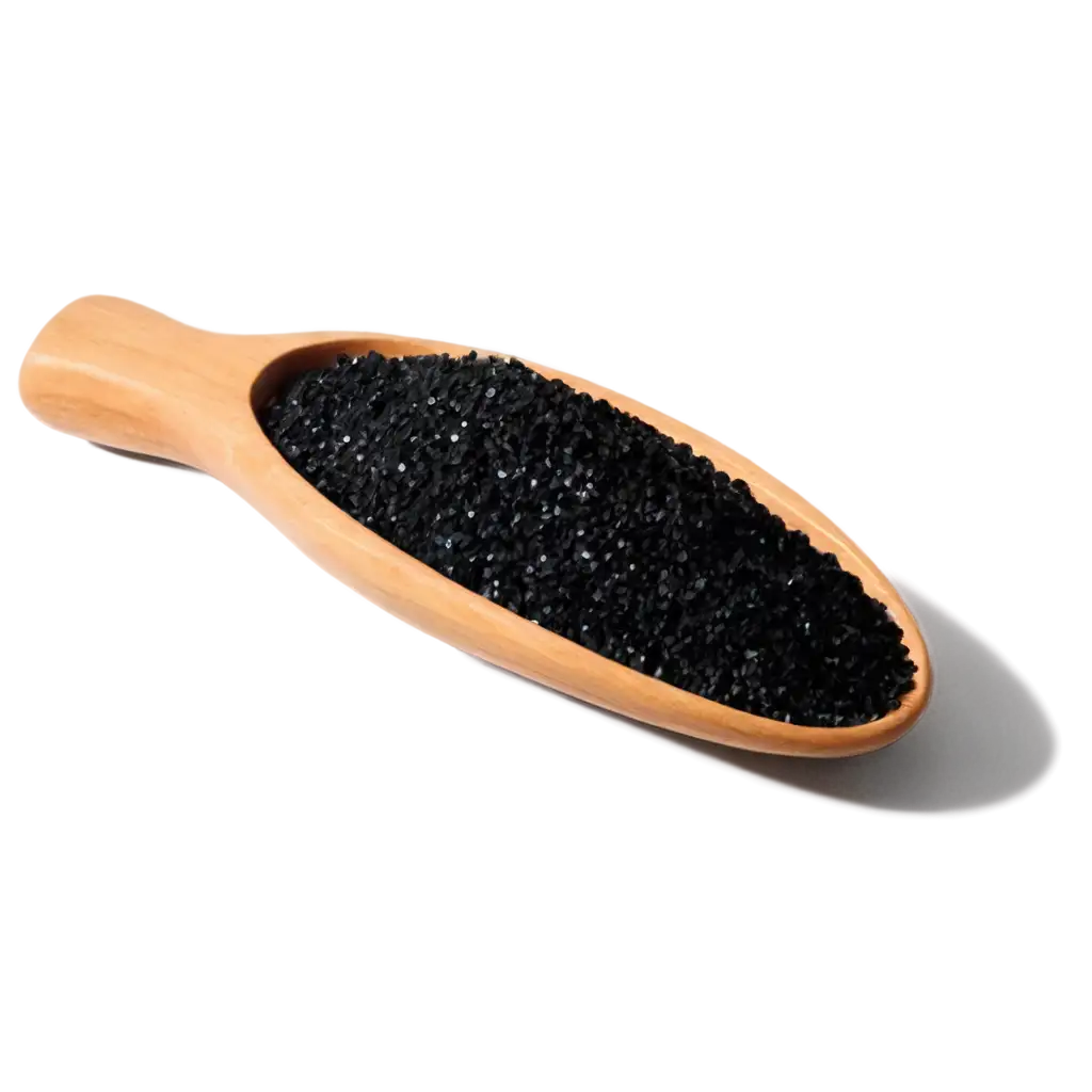 HighQuality-PNG-Image-of-Black-Salt-in-Wooden-Spoon-with-Shadow