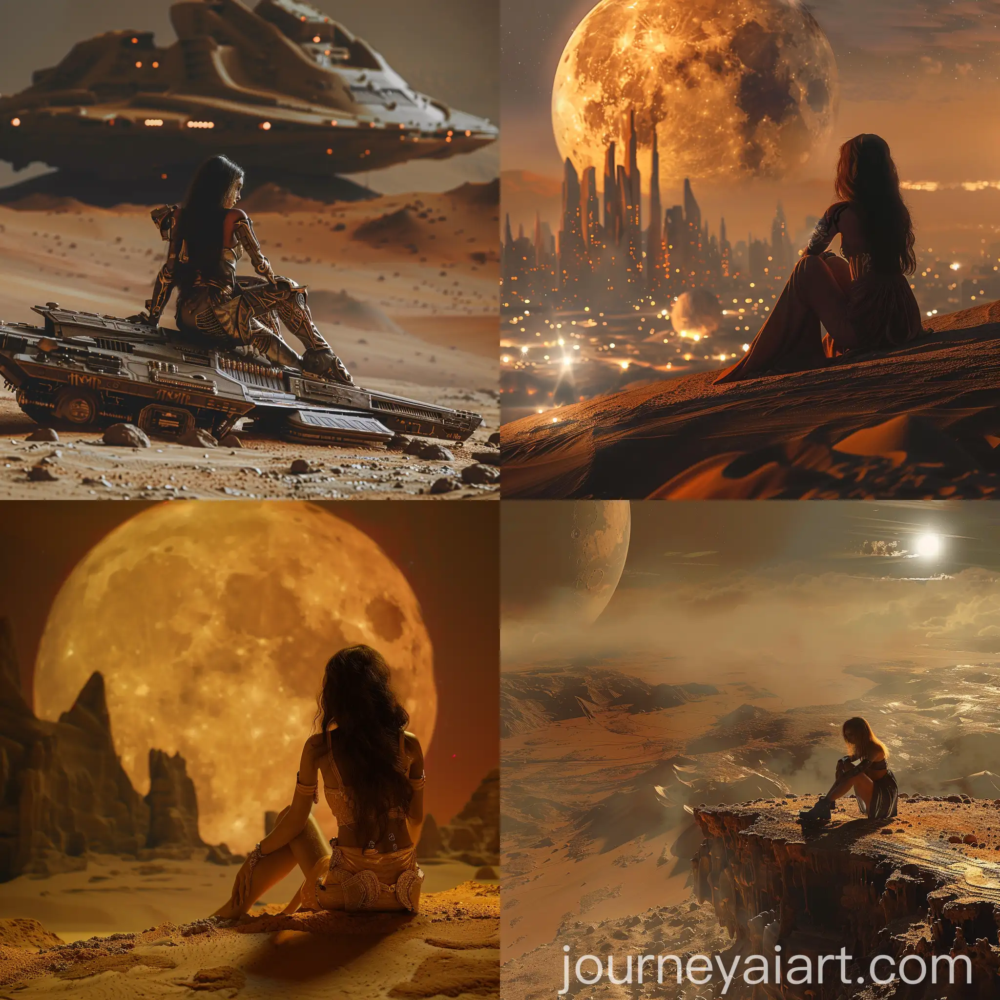 Gigantic-Scale-Giantess-on-Miniature-Mars-Planet
