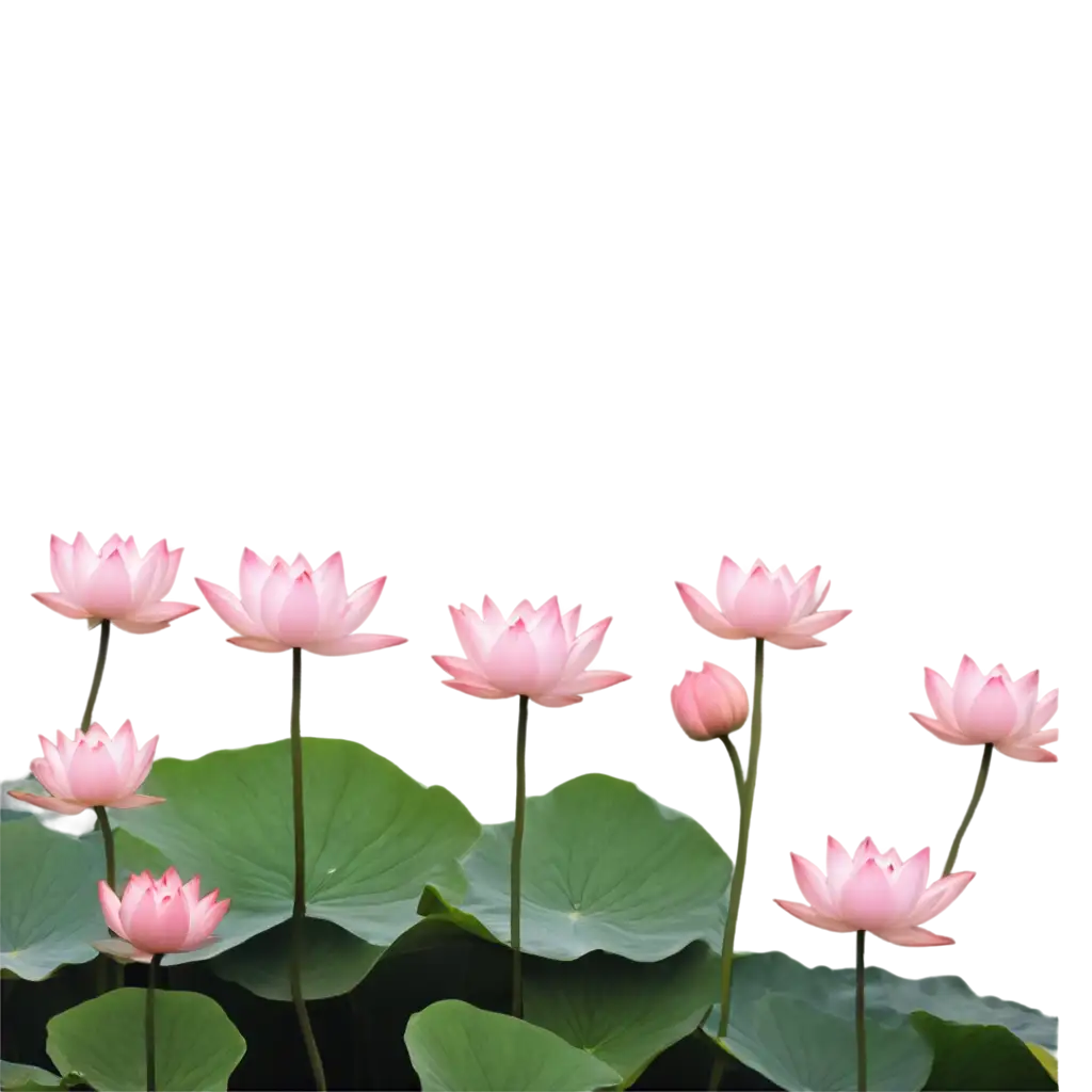 Exquisite-Bunch-of-Lotus-PNG-Captivating-Floral-Beauty-in-High-Definition